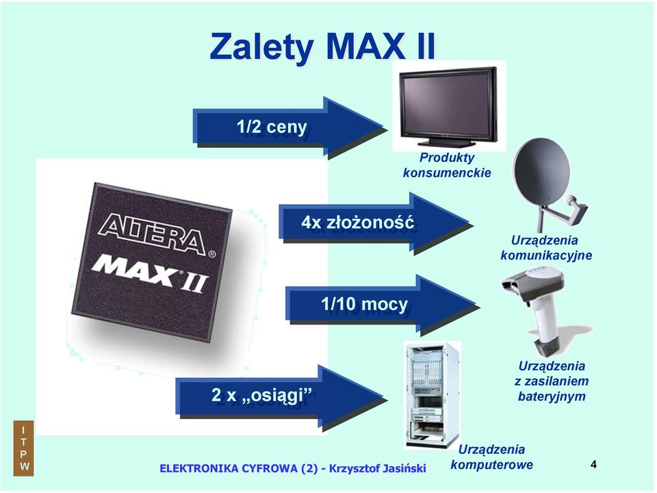 osiągi Urządzenia z zasilaniem bateryjnym