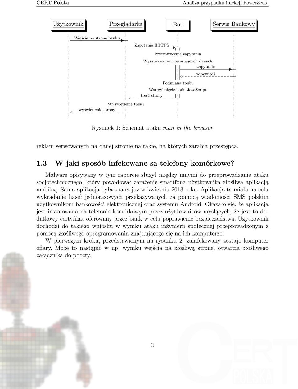 Malware opisywany w tym raporcie służył między innymi do przeprowadzania ataku socjotechnicznego, który powodował zarażenie smartfona użytkownika złośliwą aplikacją mobilną.