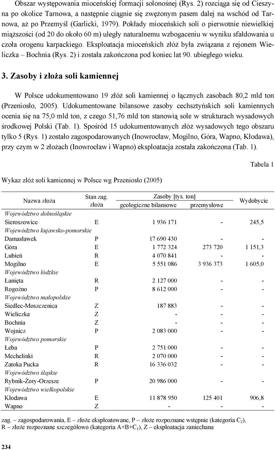 Pokłady mioceńskich soli o pierwotnie niewielkiej miąższości (od 20 do około 60 m) uległy naturalnemu wzbogaceniu w wyniku sfałdowania u czoła orogenu karpackiego.