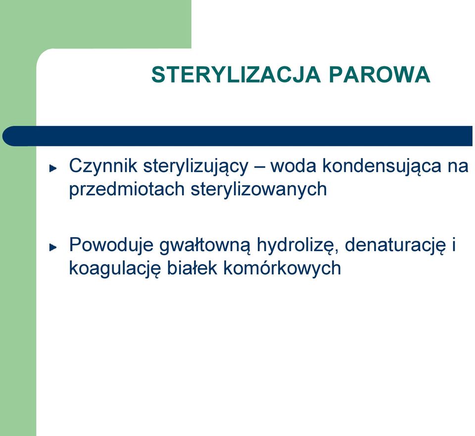 sterylizowanych Powoduje gwałtowną