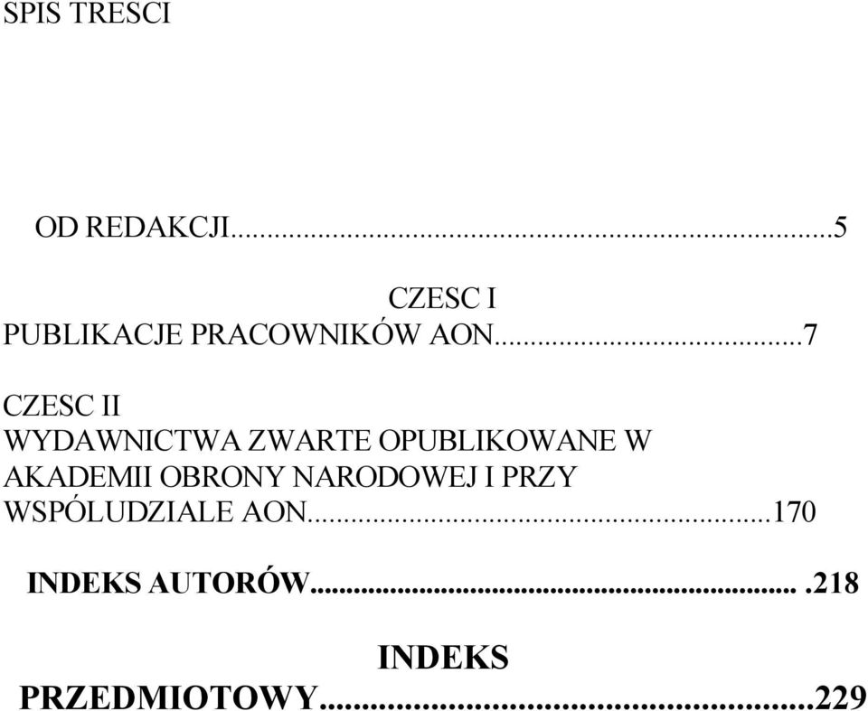 ..7 CZESC II WYDAWNICTWA ZWARTE OPUBLIKOWANE W