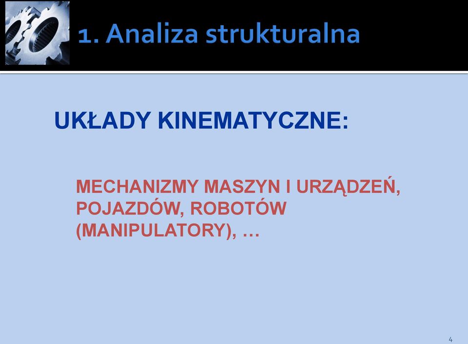 URZĄDZEŃ, POJAZDÓW,