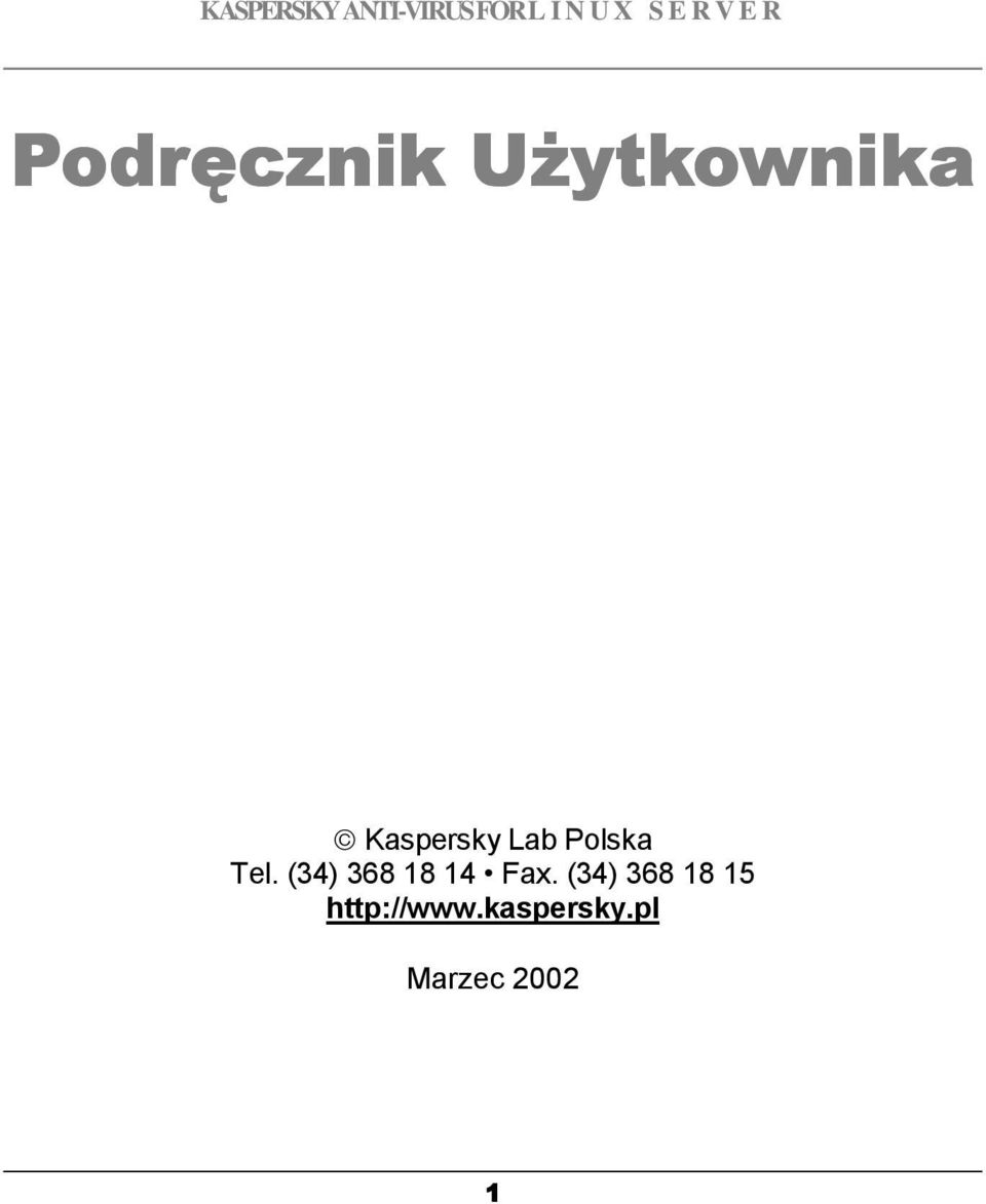 Lab Polska Tel. (34) 368 18 14 Fax.