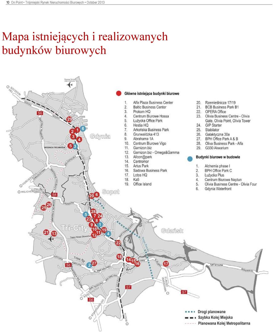 Biurowych Ocber 2013 Mapa