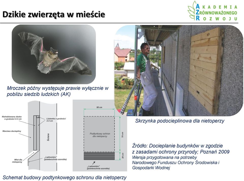 zgodzie z zasadami ochrony przyrody; Poznań 2009 Wersja przygotowana na potrzeby