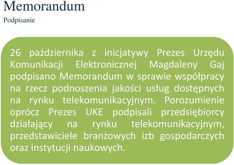 dostępnych na rynku telekomunikacyjnym.