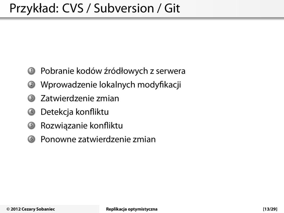 2 Wprowadzenie lokalnych mody kacji.3 Zatwierdzenie zmian.