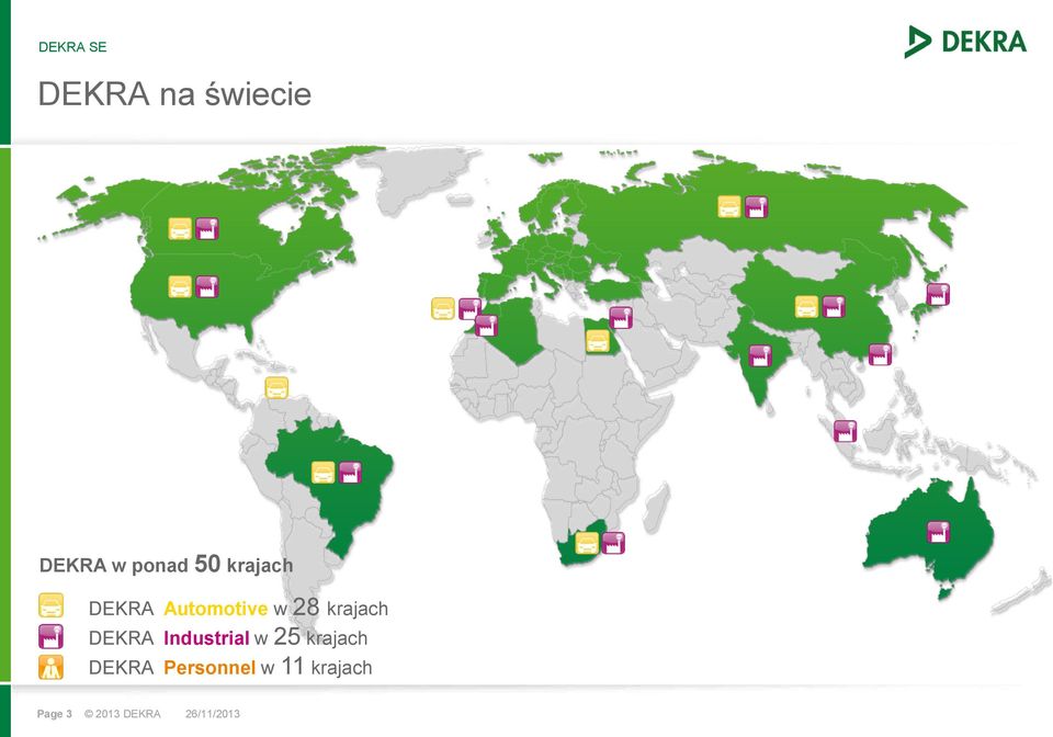 DEKRA Industrial w 25 krajach DEKRA