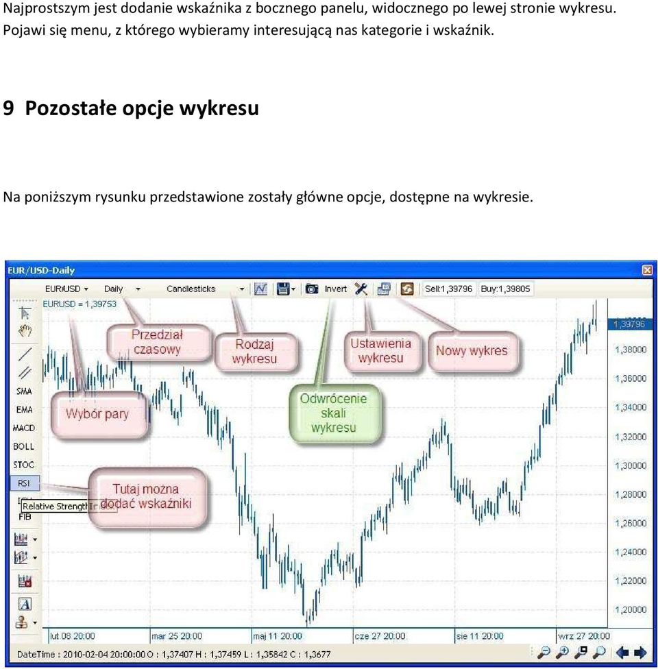 Pojawi się menu, z którego wybieramy interesującą nas kategorie i