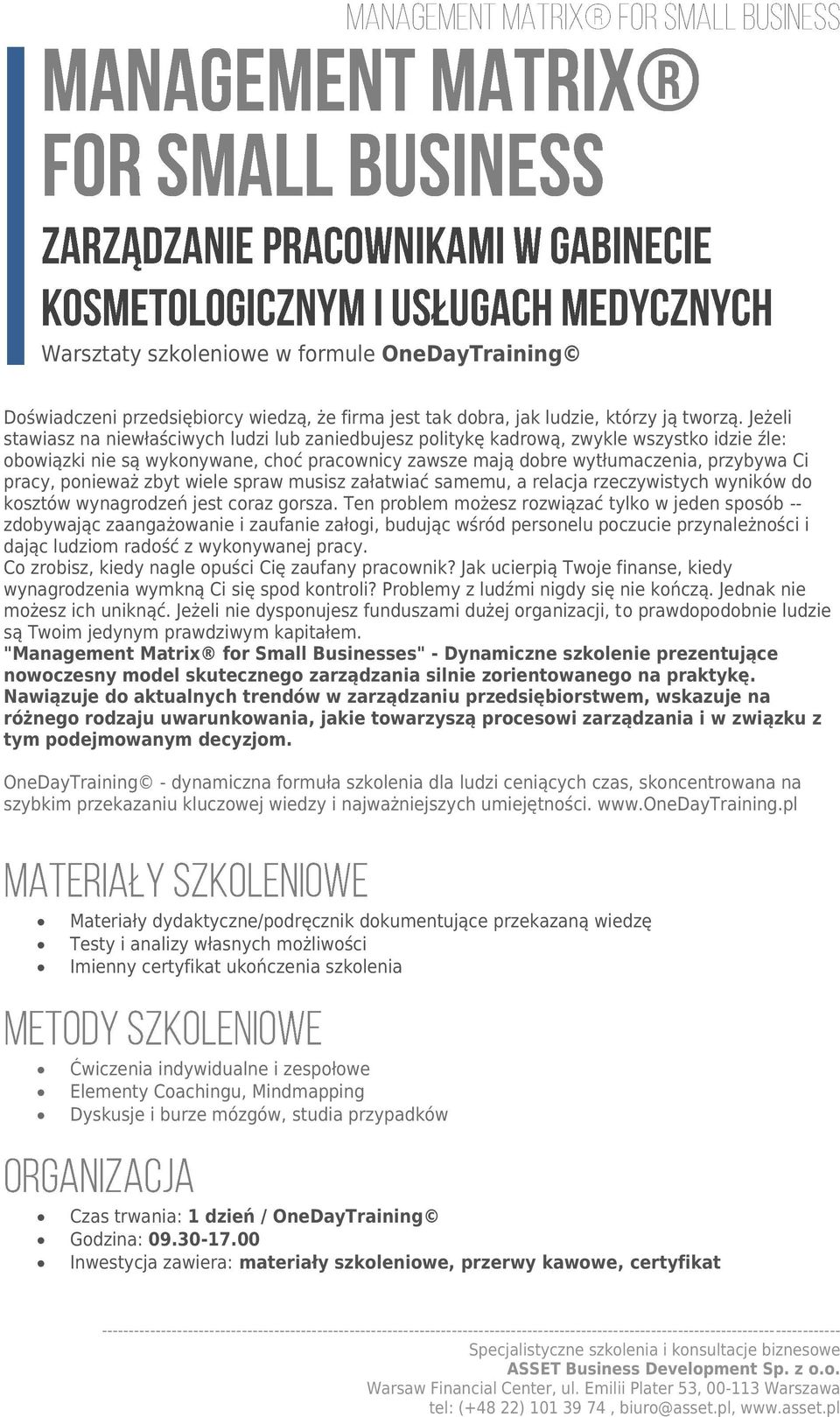 ponieważ zbyt wiele spraw musisz załatwiać samemu, a relacja rzeczywistych wyników do kosztów wynagrodzeń jest coraz gorsza.