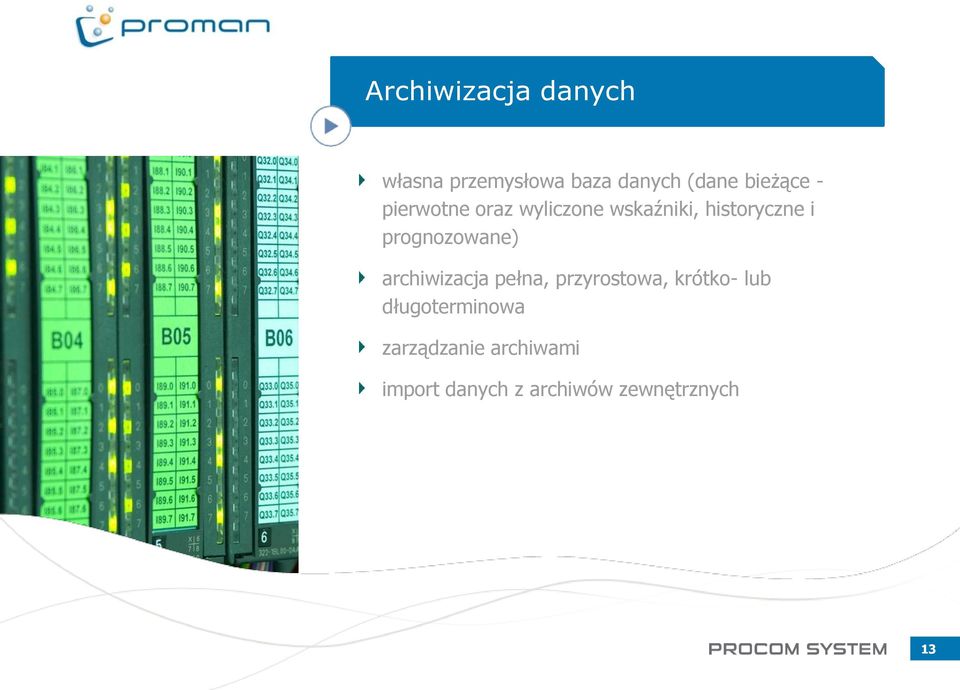 prognozowane) archiwizacja pełna, przyrostowa, krótko- lub