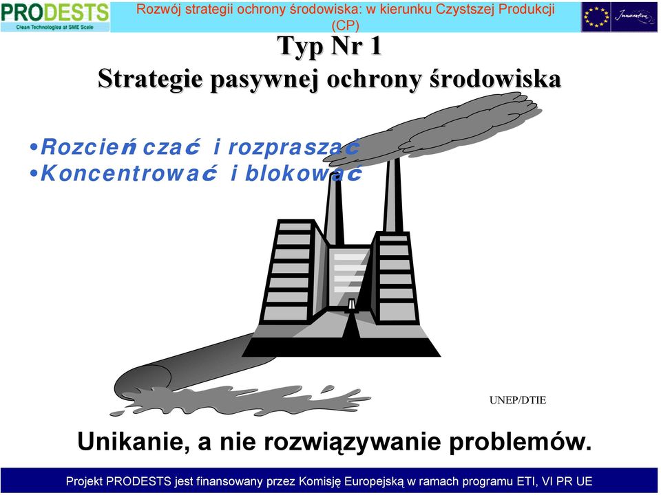 Koncentrować i blokować UNEP/DTIE