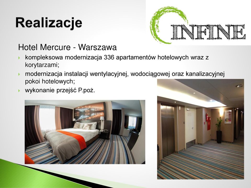 modernizacja instalacji wentylacyjnej, wodociągowej