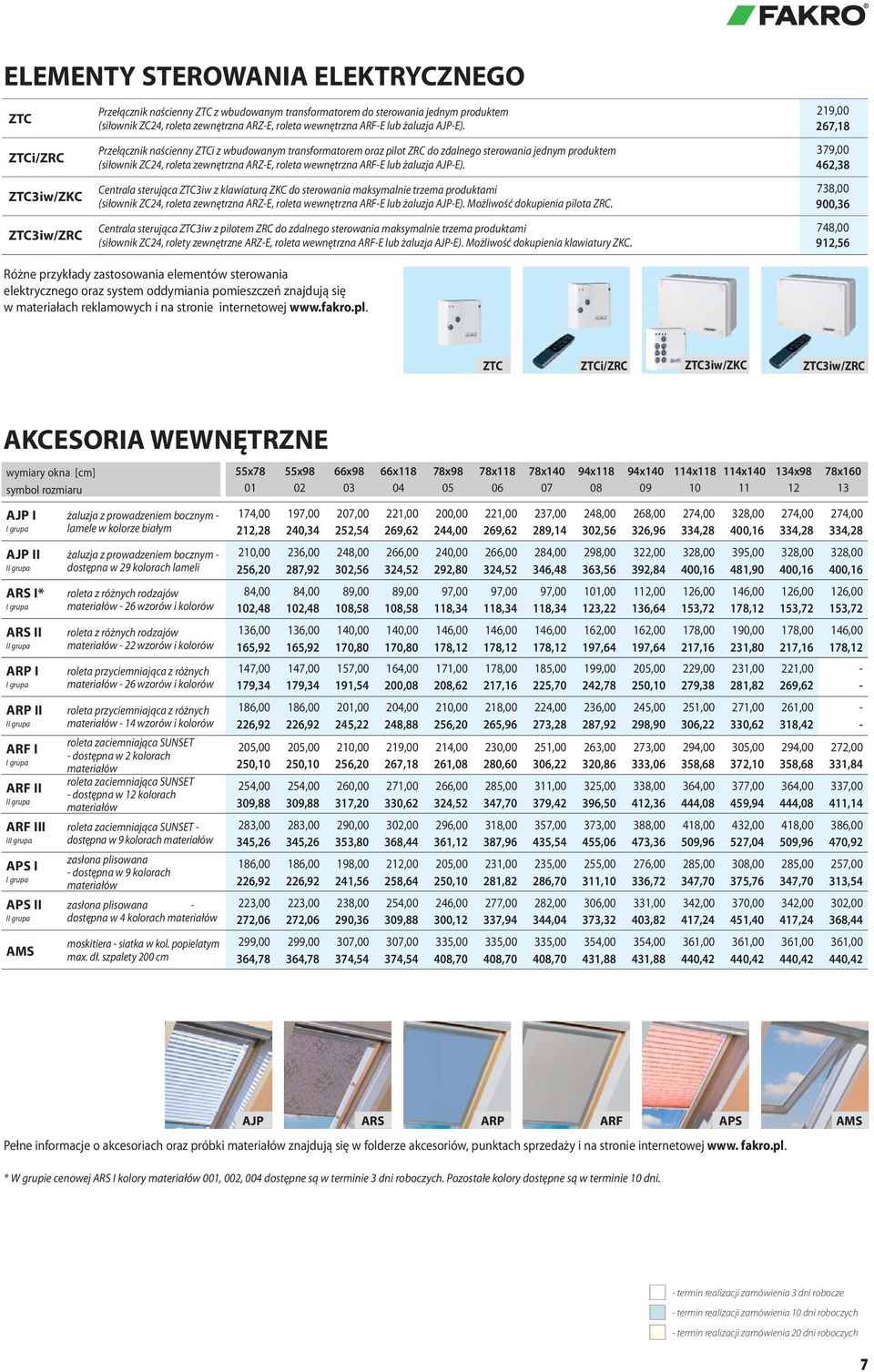 Przełącznik naścienny ZTCi z wbudowanym transformatorem oraz pilot ZRC do zdalnego sterowania jednym produktem (siłownik ZC24, roleta zewnętrzna ARZ-E,  Centrala sterująca ZTC3iw z klawiaturą ZKC do