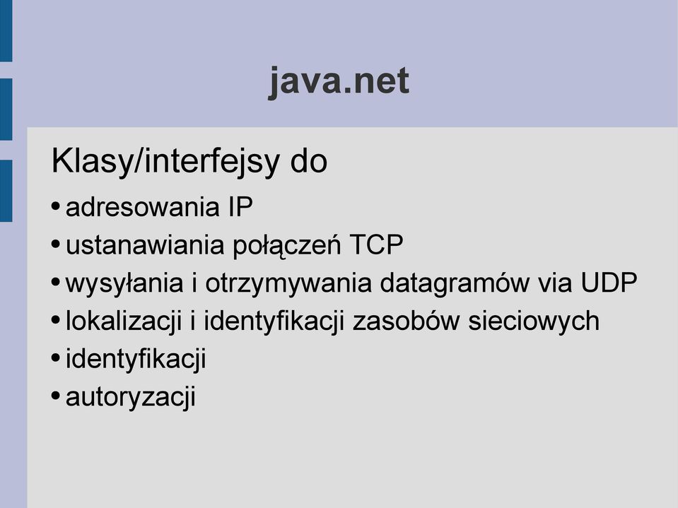 otrzymywania datagramów via UDP lokalizacji i