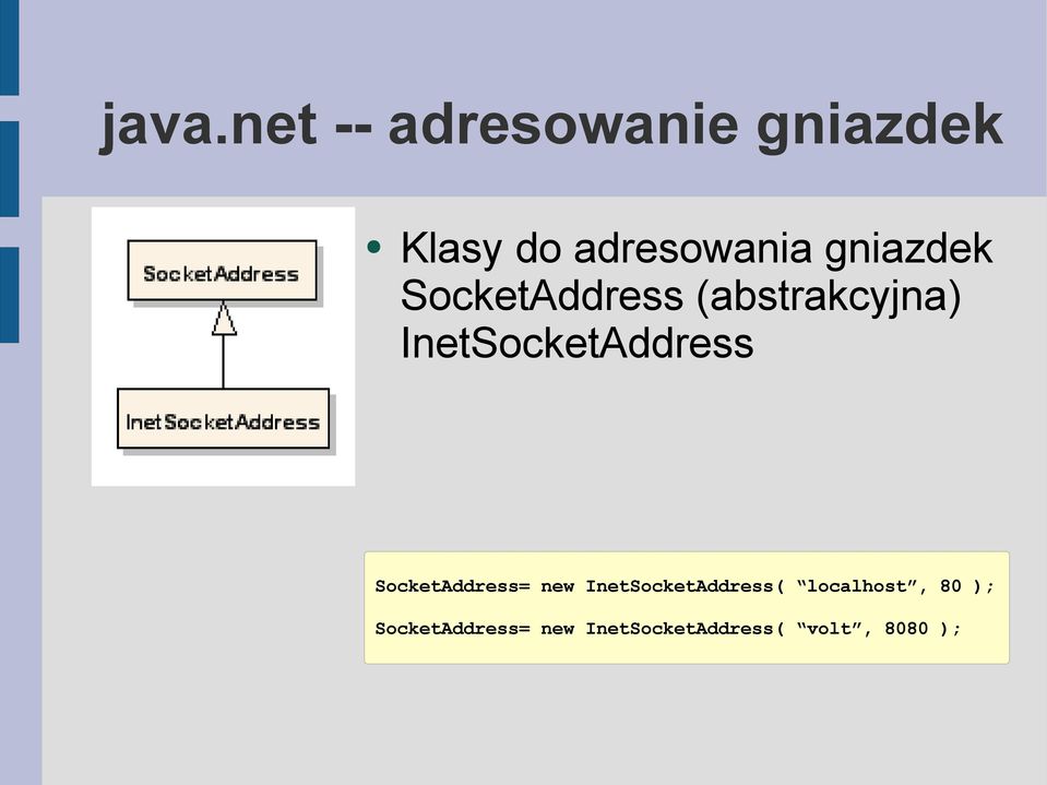 InetSocketAddress SocketAddress= new