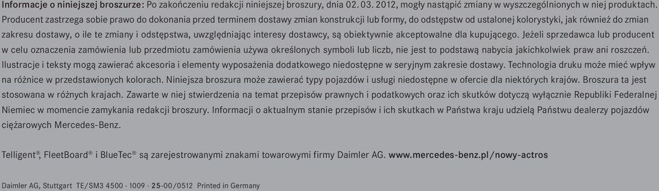 odstępstwa, uwzględniając interesy dostawcy, są obiektywnie akceptowalne dla kupującego.