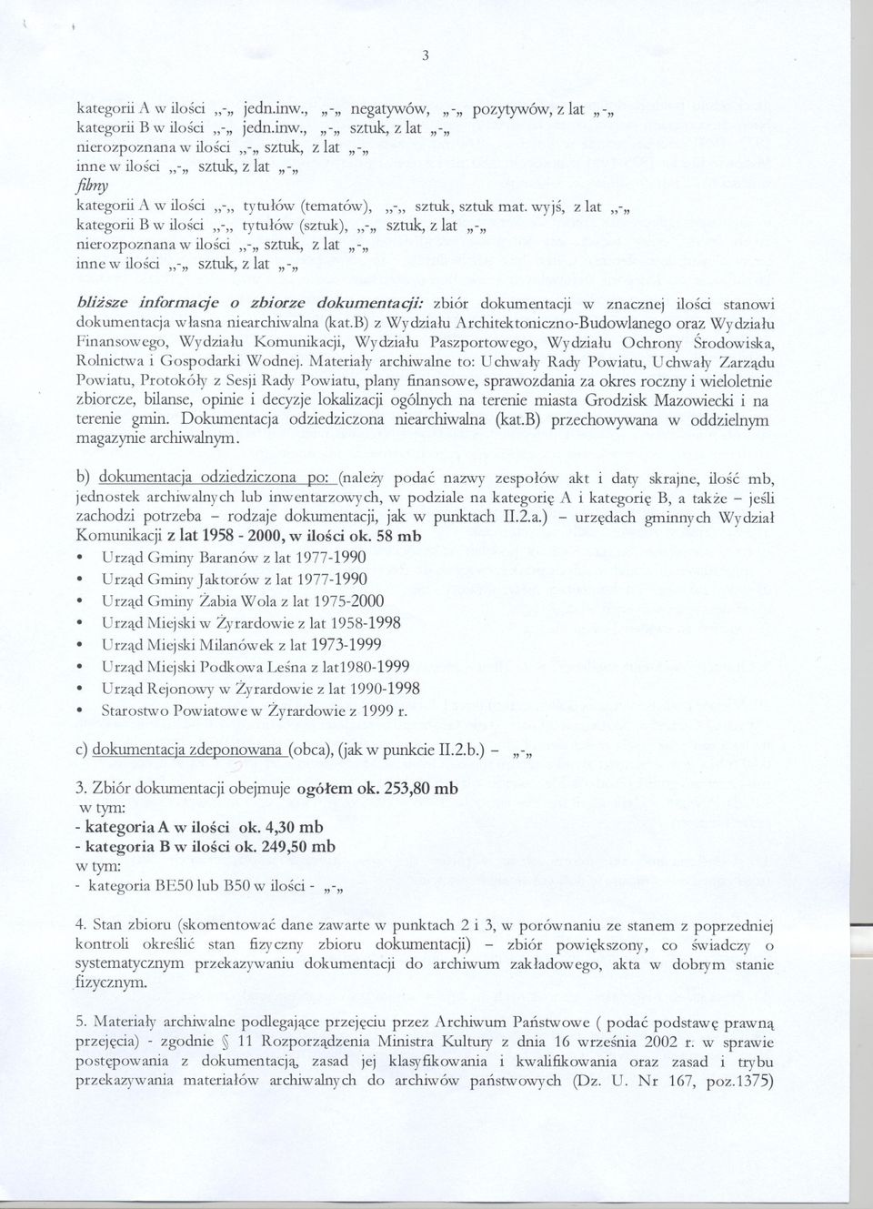 , "-,, sztuk, z lat" " nierozpoznana w ilosci "-,, sztuk, z lat" " inne w ilosci "-,, sztuk, z lat "-,, fibny kategorii A w ilosci "-,, tytulów (tematów), "-,, sztuk, sztuk mat.