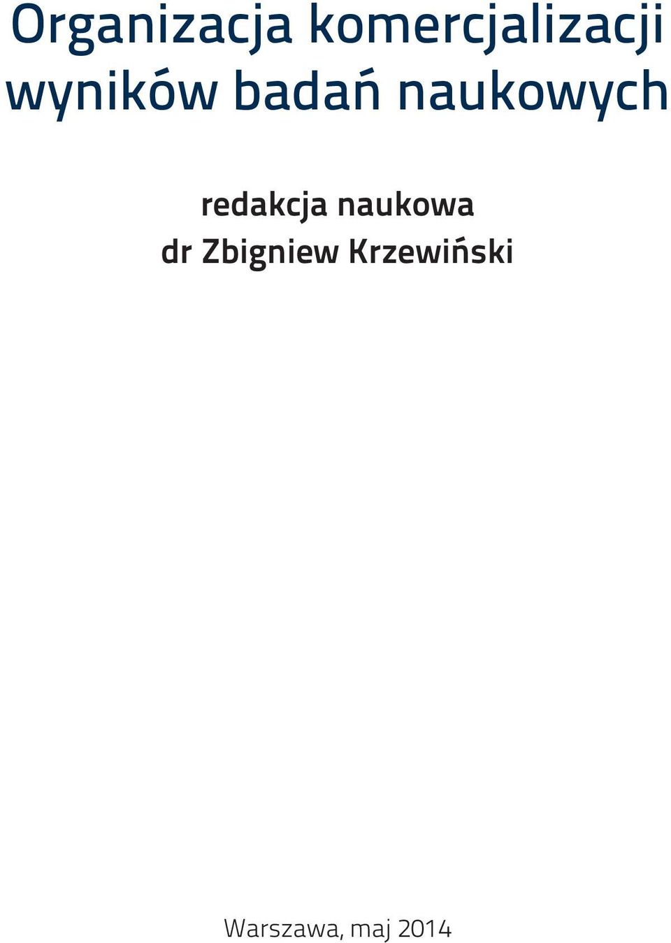 redakcja naukowa dr