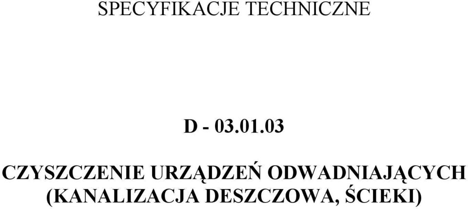 03 CZYSZCZENIE URZĄDZEŃ