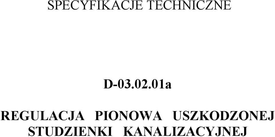 01a REGULACJA PIONOWA