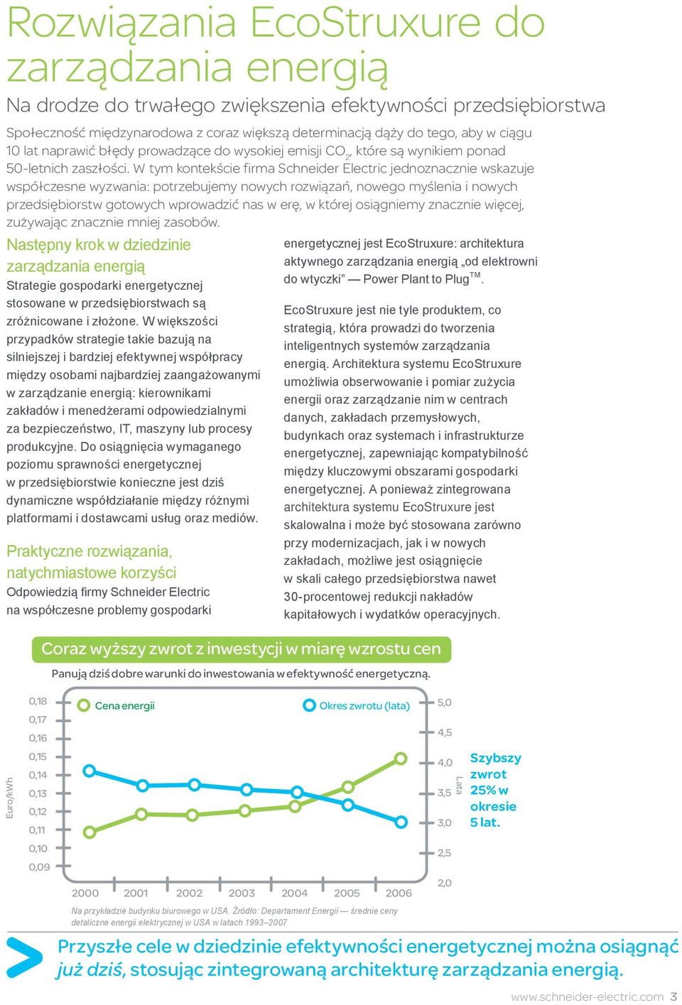 W tym kontekście firma Schneider Electric jednoznacznie wskazuje współczesne wyzwania: potrzebujemy nowych rozwiązań, nowego myślenia i nowych przedsiębiorstw gotowych wprowadzić nas w erę, w której