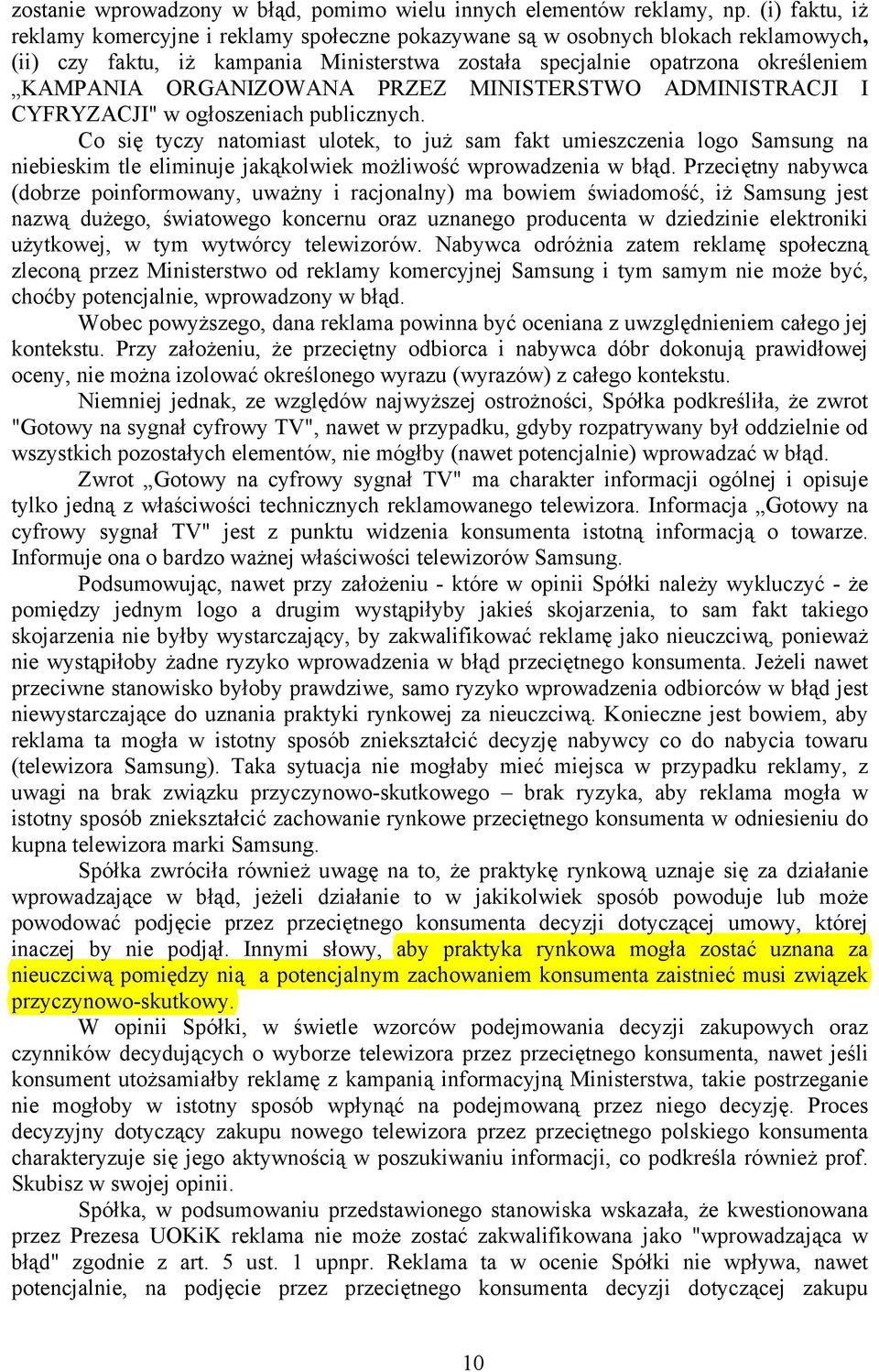 ORGANIZOWANA PRZEZ MINISTERSTWO ADMINISTRACJI I CYFRYZACJI" w ogłoszeniach publicznych.