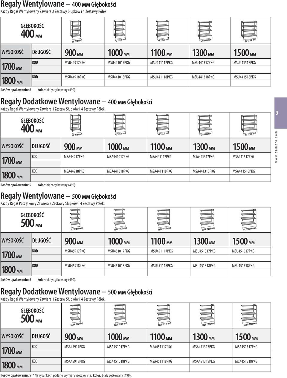 60" mm) (1530 mm) mm) 42" 48" (1070 (1220 54" mm) (1380 60" mm) 72" (1530 mm) (1830 mm) mm) 48" 54" (1220 (1380 60" mm) (1530 72" mm) (1830 mm) mm) 54" 60" (1380 (1530 72" mm) (1830 mm) mm) 60" 72"