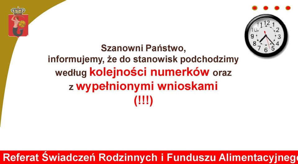 według kolejności numerków