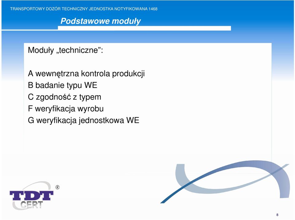 typu WE C zgodność z typem F