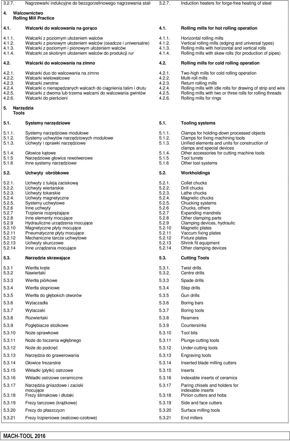 Walcarki z pionowym ułożeniem walców (osadcze i uniwersalne) 4.1.2. Vertical rolling mills (edging and universal types) 4.1.3. Walcarki z poziomym i pionowym ułożeniem walców 4.1.3. Rolling mills with horizontal and vertical rolls 4.