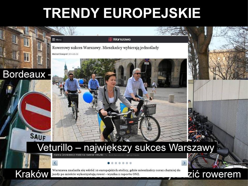 Brukselska / polityki rowerowe - projekty rewolucjonizujące Veturillo