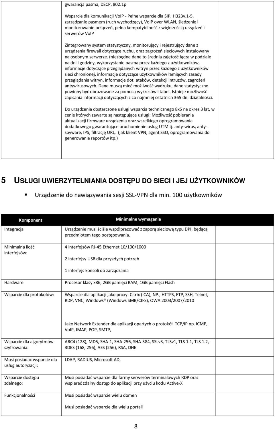 monitorujący i rejestrujący dane z urządzenia firewall dotyczące ruchu, oraz zagrożeń sieciowych instalowany na osobnym serwerze.