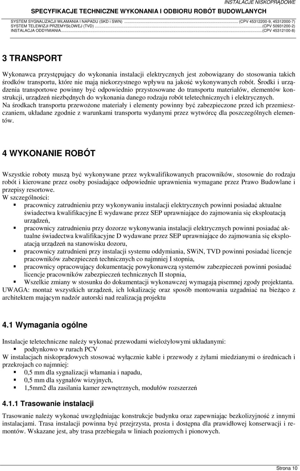 elektrycznych.