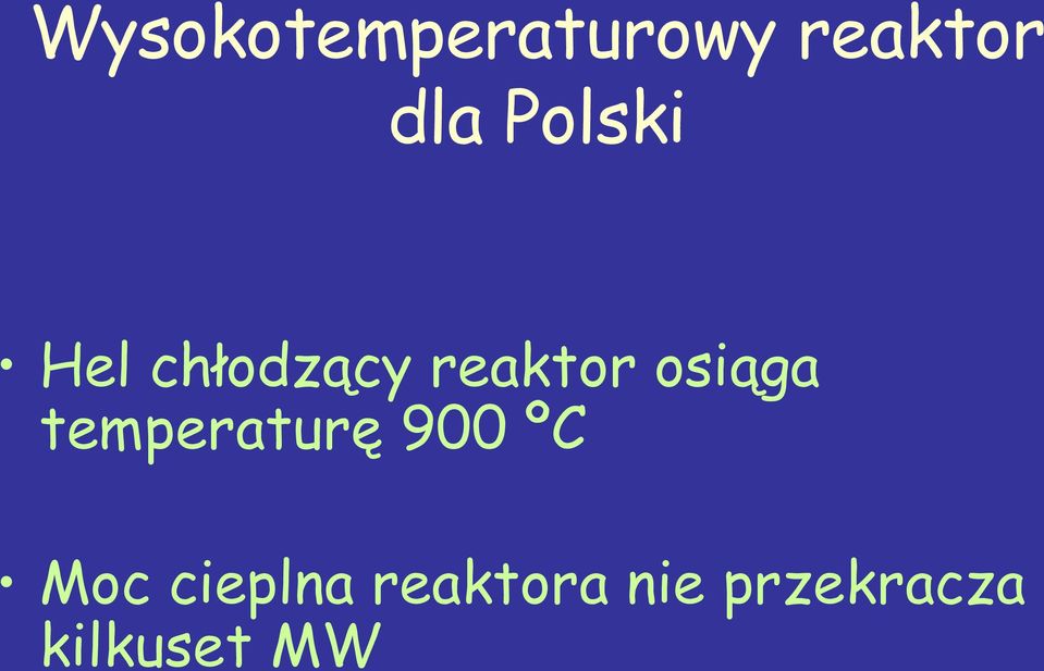 osiąga temperaturę 900 ºC Moc