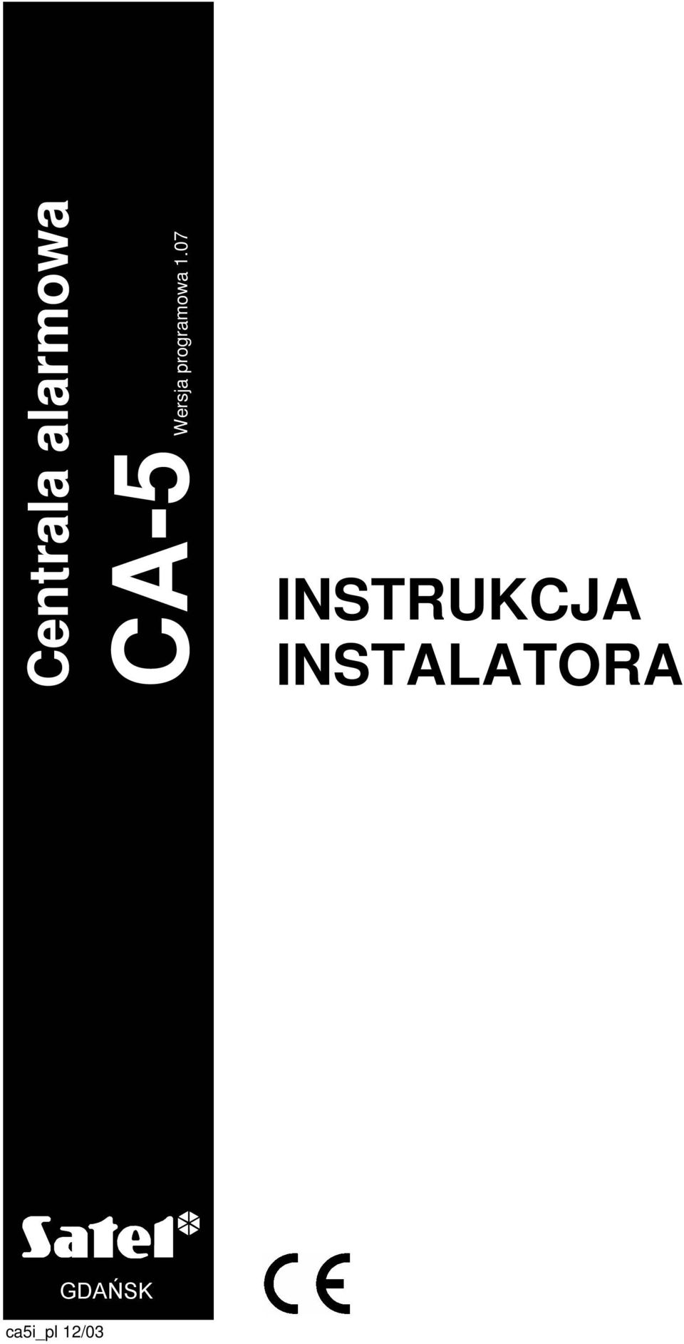 07 CA-5 INSTRUKCJA