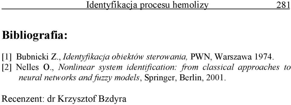 , Nonlinear system identification: from classical approaches to neural