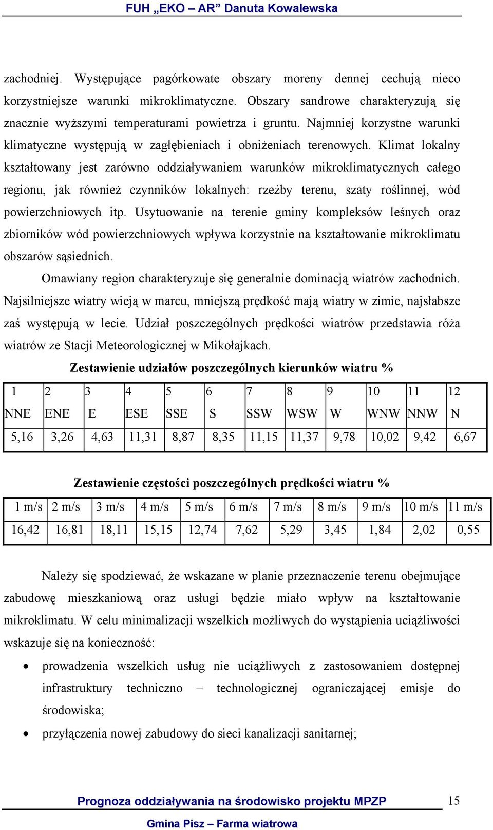 Klimat lokalny kształtowany jest zarówno oddziaływaniem warunków mikroklimatycznych całego regionu, jak również czynników lokalnych: rzeźby terenu, szaty roślinnej, wód powierzchniowych itp.