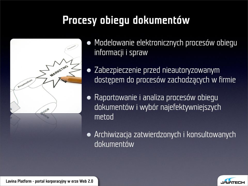 zachodzących w firmie Raportowanie i analiza procesów obiegu dokumentów i