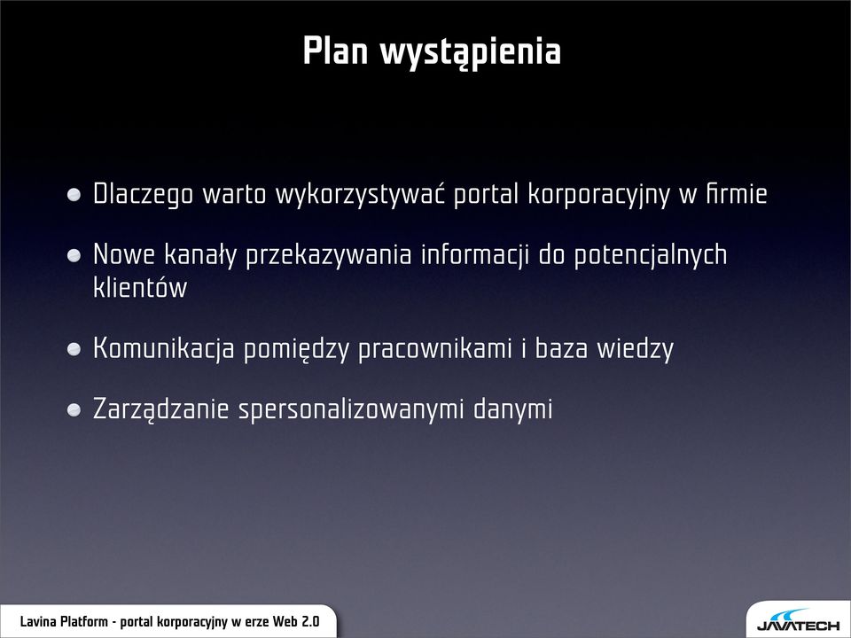 informacji do potencjalnych klientów Komunikacja