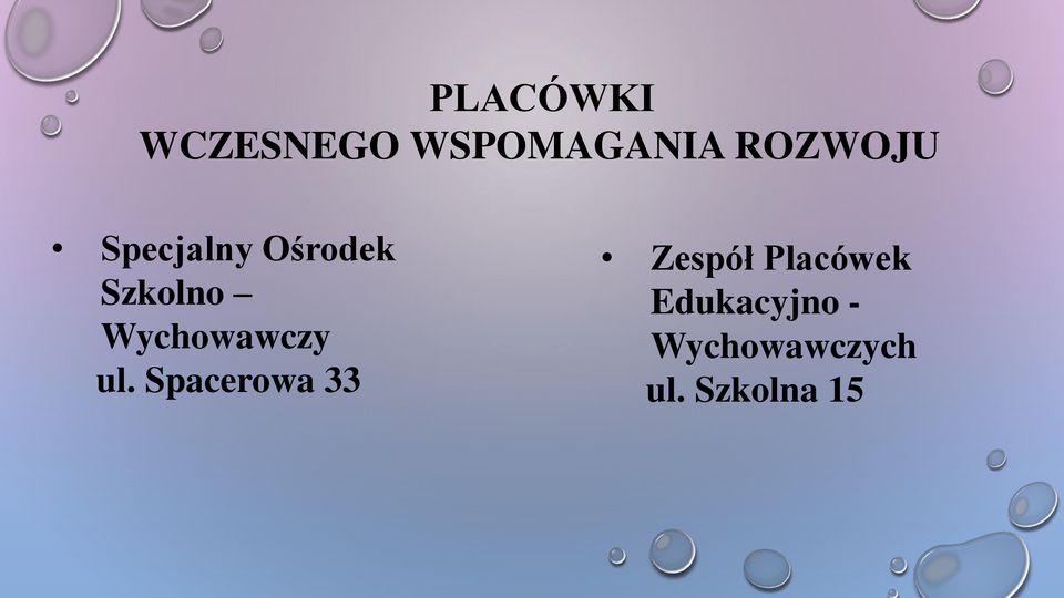 Wychowawczy ul.