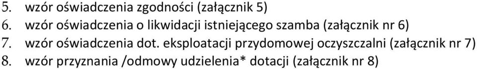 6) 7. wzór oświadczenia dot.