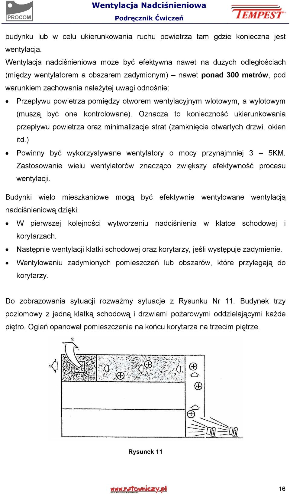 Przepływu powietrza pomiędzy otworem wentylacyjnym wlotowym, a wylotowym (muszą być one kontrolowane).