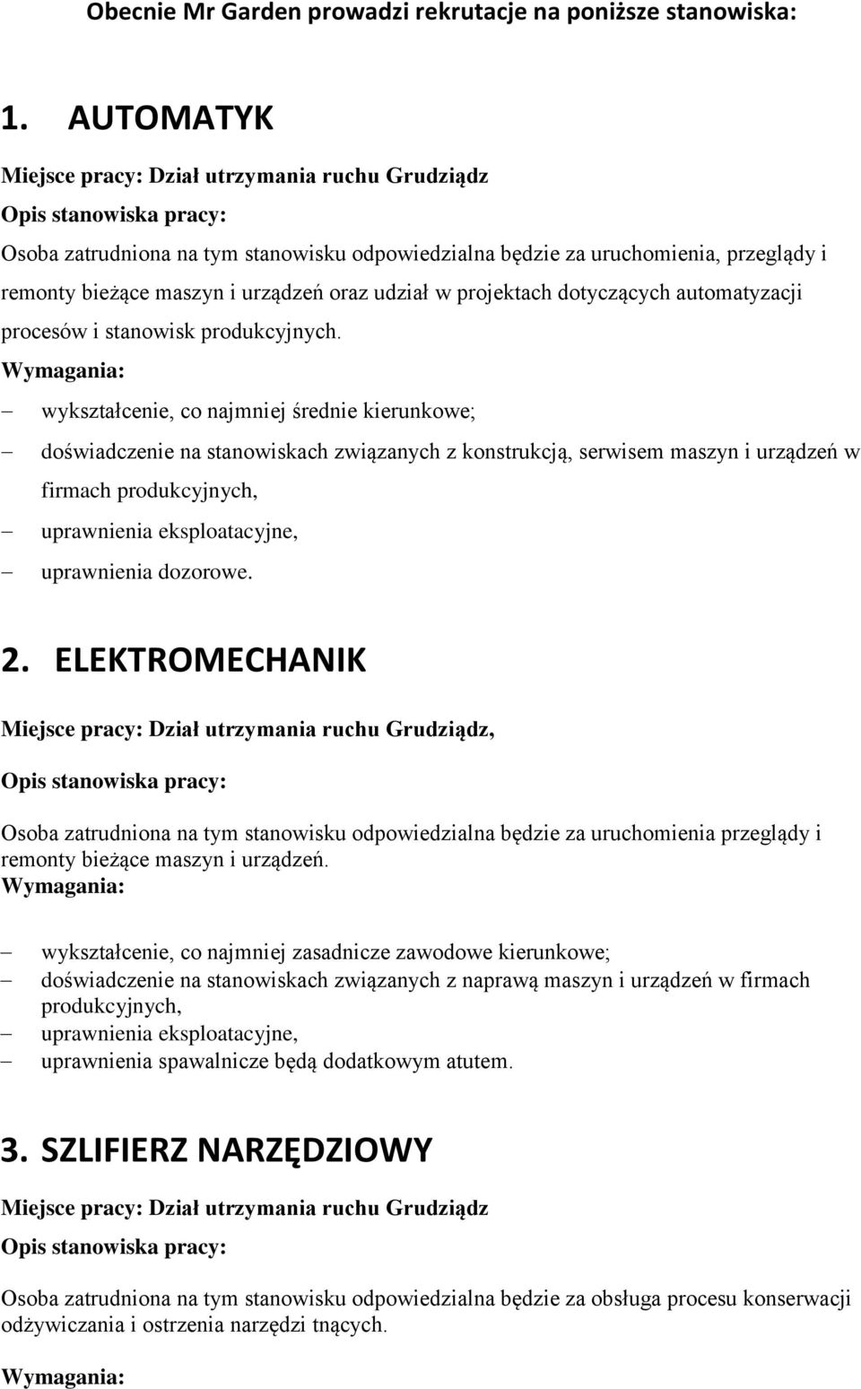 dtyczących autmatyzacji prcesów i stanwisk prdukcyjnych.