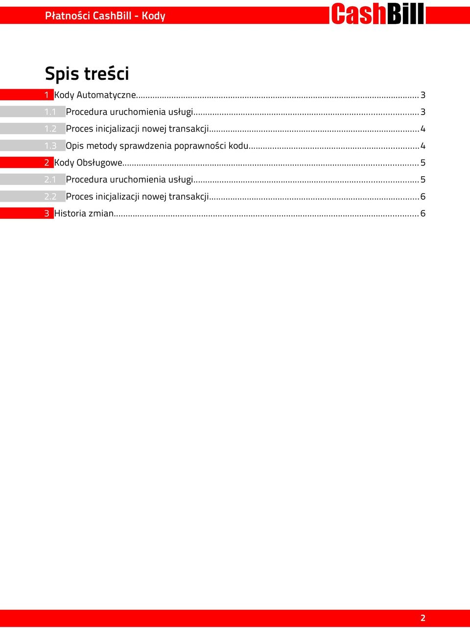 2 Proces inicjalizacji nowej transakcji...4 1.