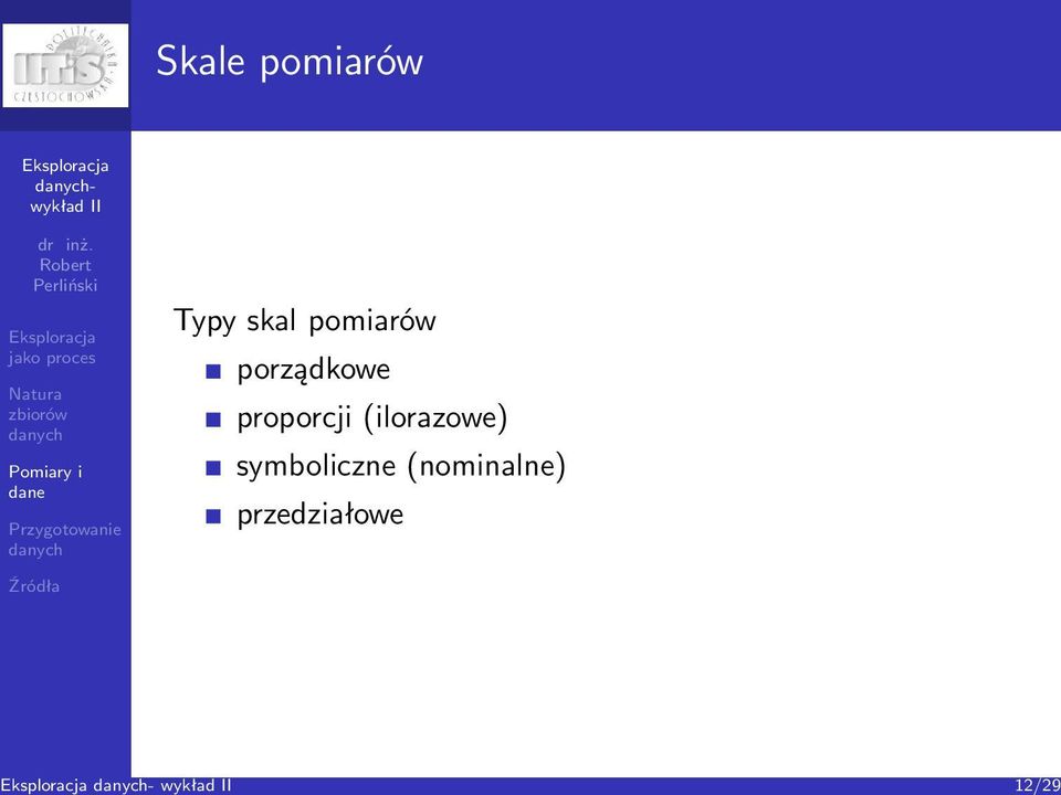 porządkowe proporcji