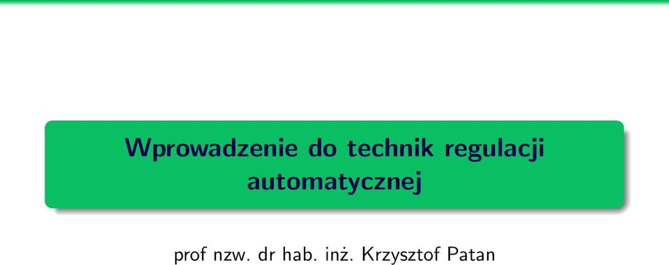 automatycznej prof