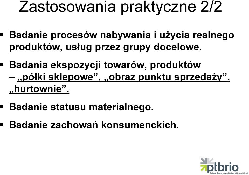 Badania ekspozycji towarów, produktów półki sklepowe, obraz