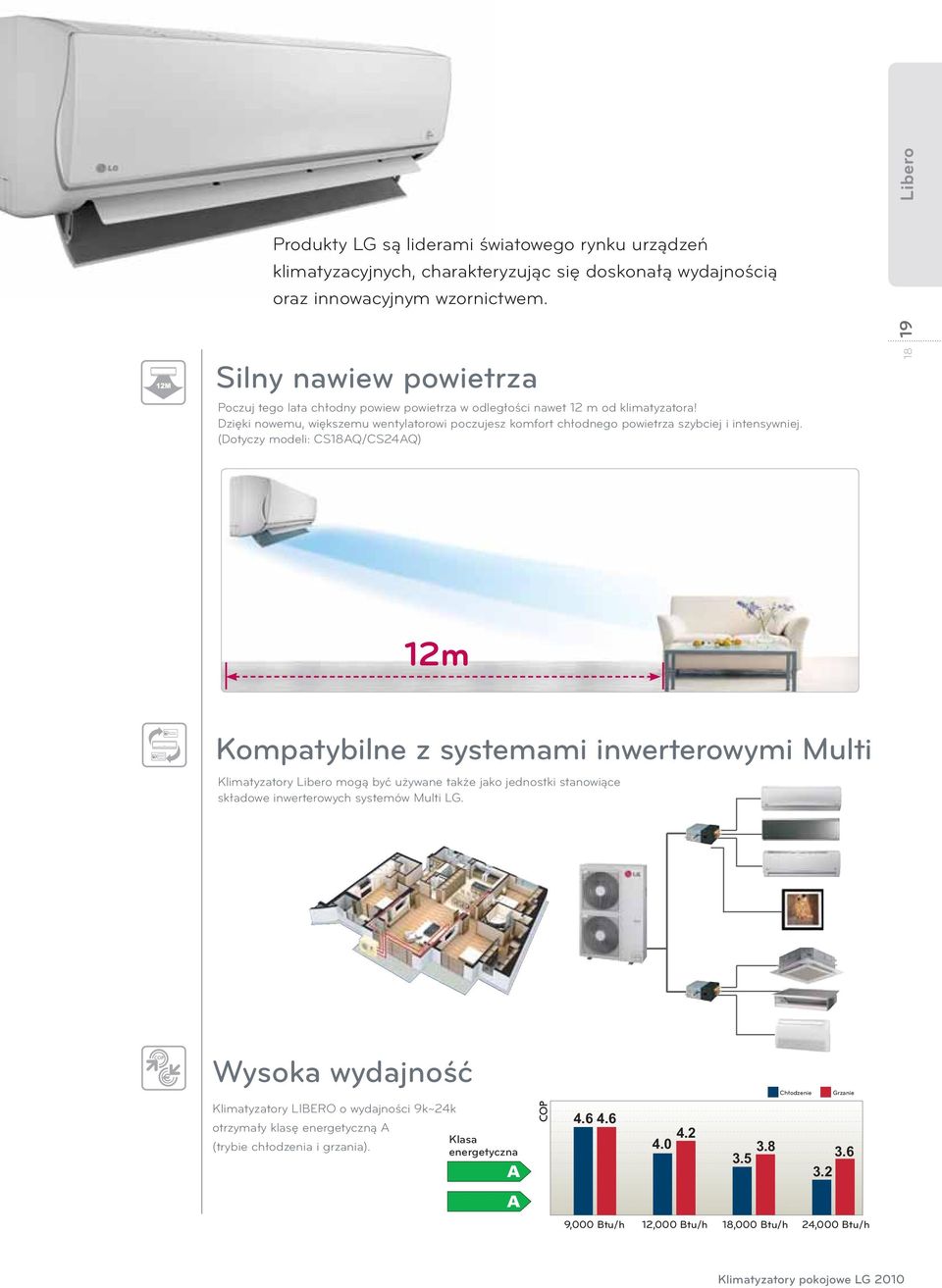 Dzięki nowemu, większemu wentylatorowi poczujesz komfort chłodnego powietrza szybciej i intensywniej.