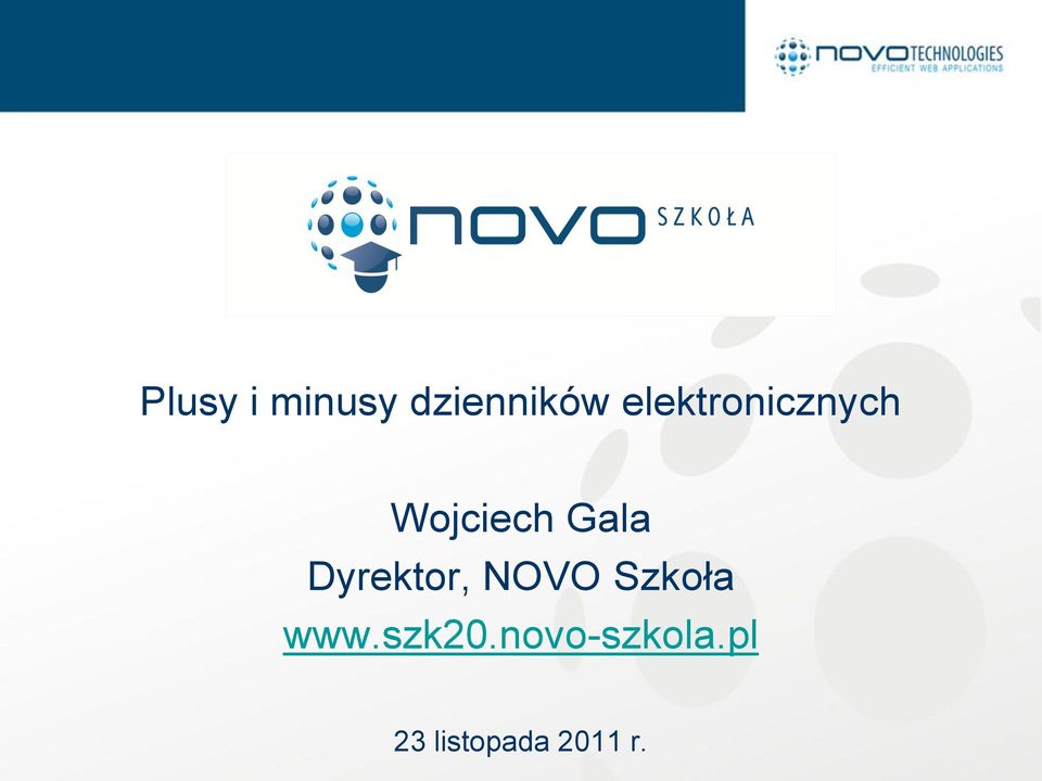 Dyrektor, NOVO Szkoła www.